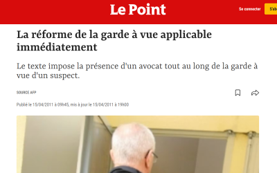 Garde à vue, ce qui va changer