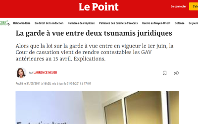 La garde à vue entre deux tsunamis juridiques