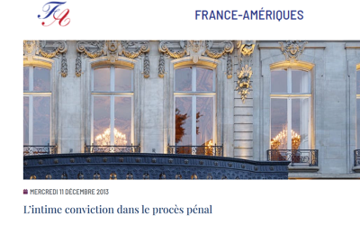 L’intime conviction dans le procès pénal