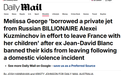 Melissa George ‘borrowed a private jet from Russian BILLIONAIRE Alexei Kuzminchov in effort to leave France with her children’ after ex Jean-David Blanc banned their kids from leaving following a domestic violence incident