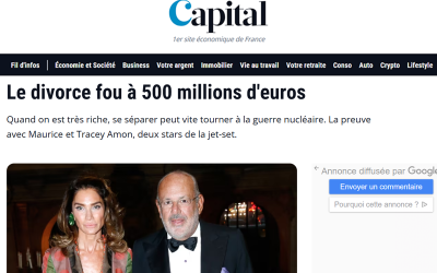 Le divorce fou à 500 millions  d’euros