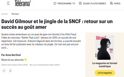 David Gilmour et le jingle de la SNCF : retour sur un succès au goût amer