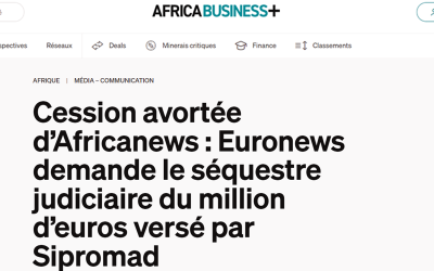 Sipromad remporte son procès à un million d’euros contre Euronews