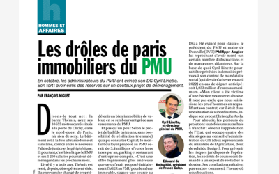 Les drôles de paris immobiliers du PMU