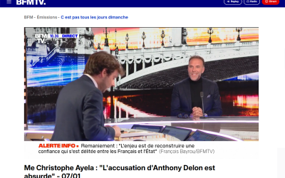 Me Christophe Ayela : “L’accusation d’Anthony Delon est absurde”