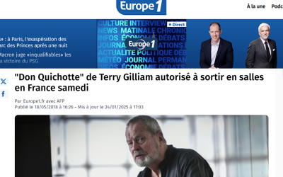 “Don Quichotte” de Terry Gilliam autorisé à sortir en salles en France