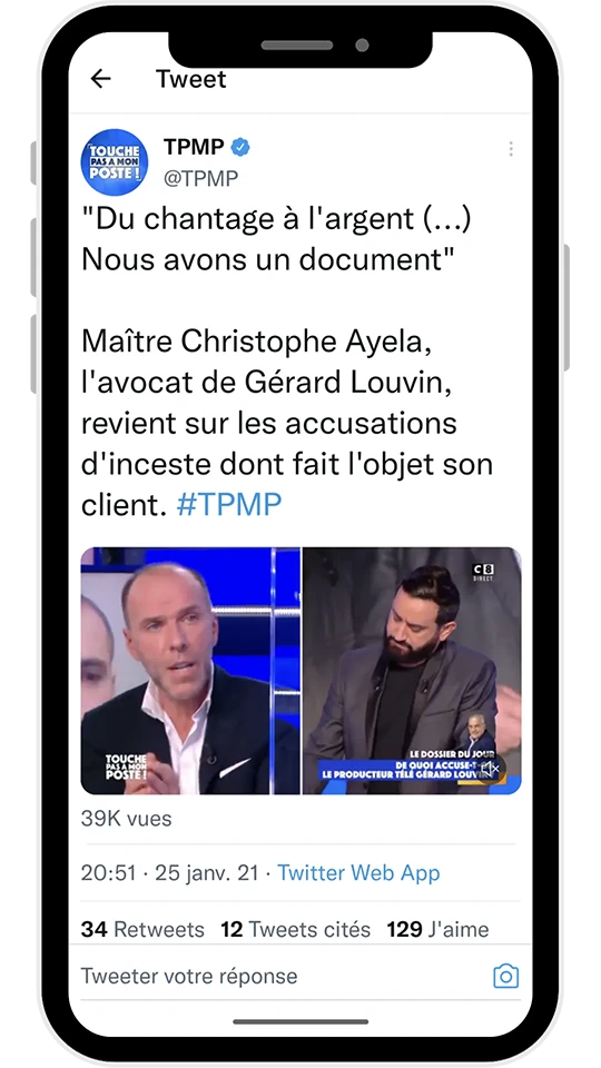 tweet me ayela chez cyril hanouna tpmp